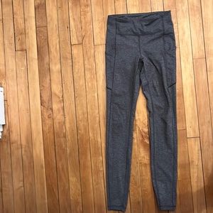 Lululemon size 4 gray running tights